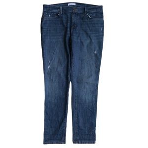 LOFT Distressed Relaxed Skinny Jeans-Sz 10